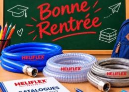 Bonne rentrée Heliflex France : tuyaux PVC tressé, spiralé et flexible inox avec le catalogue saison 2027